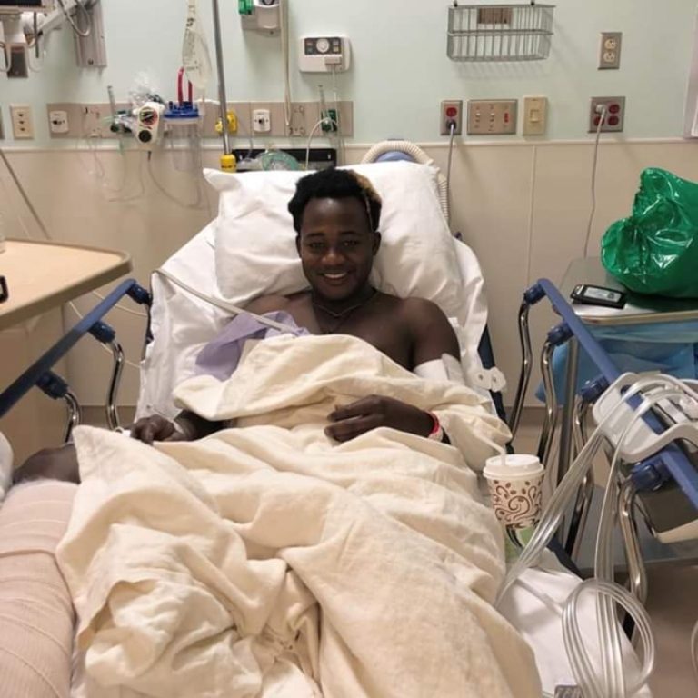 Ghanaian youth Edward Opoku undergoes successful surgery in USA