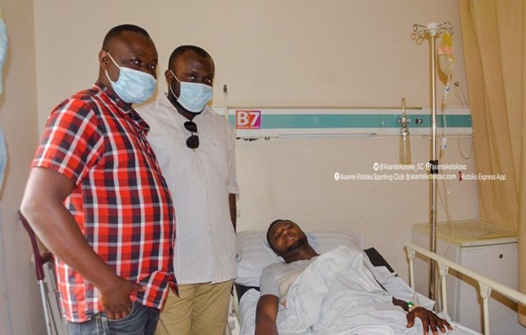 Kotoko goalkeeper Osei Kwame undergoes successful surgery