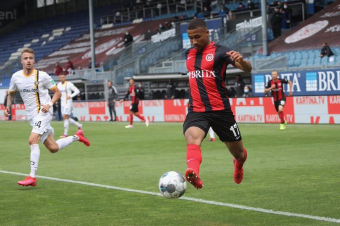 Daniel Kyere on target in SV Wehen’s 3-2 defeat to Dynamo Dresden