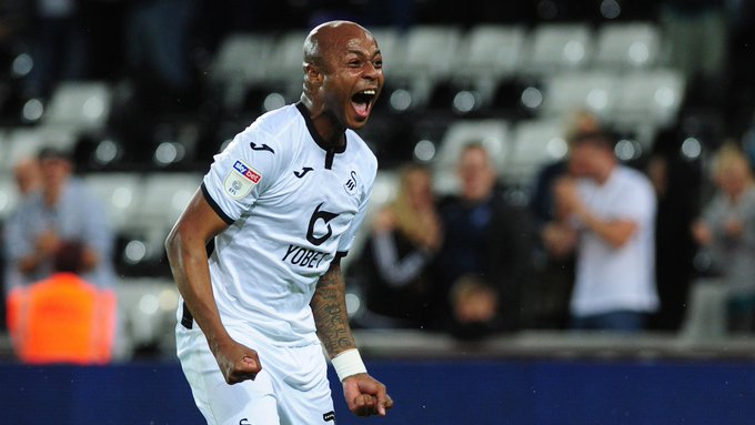 Andre Ayew named in Championship team of the month