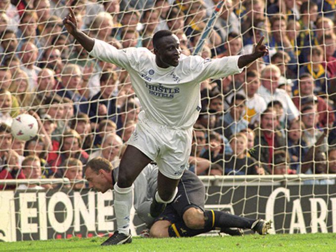 ‘Excited’ Tony Yeboah congratulates Leeds United  on Premier League qualification after 16yrs