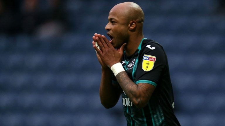 Andre Ayew’s Swansea City English Premier League qualification  dream shattered
