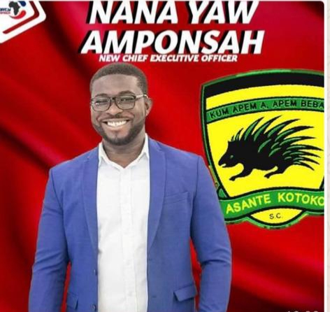 Profile of newly-appointed Asante Kotoko CEO Nana Yaw Amponsah