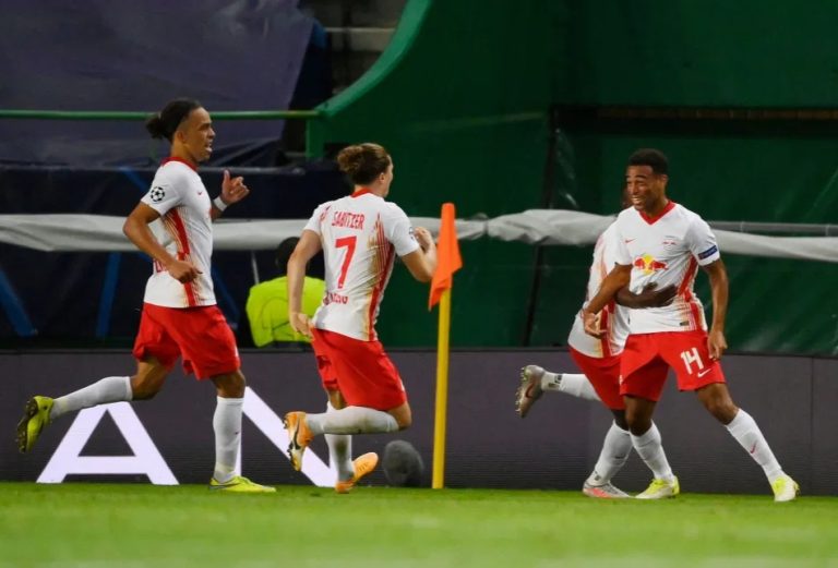 RB Leipzig 2 Atletico Madrid 1: Deflected Adams strike earns first semi-final spot vs PSG