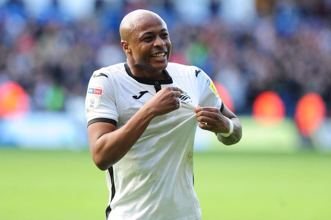 Andre Ayew scoops four awards at Swansea City