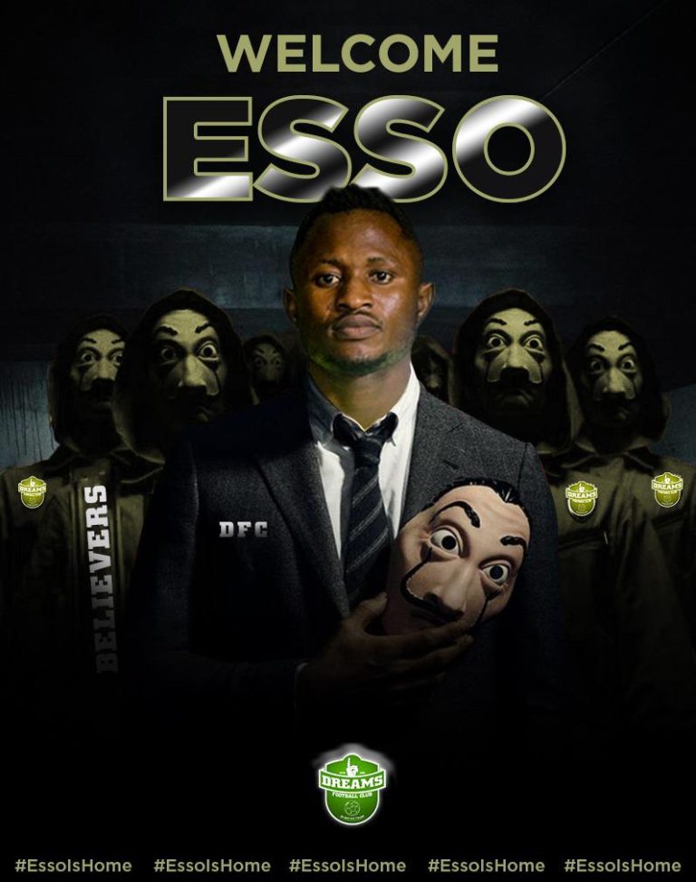 Official: Joseph Esso completes Dreams FC move