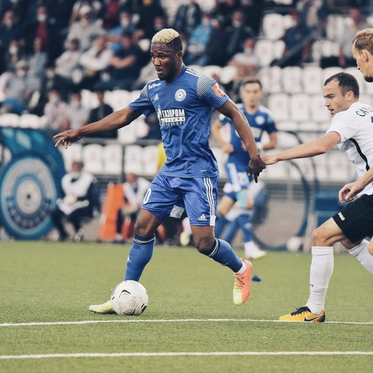Joel Fameyeh scores as Orenburg  beat Torpedo Moskva
