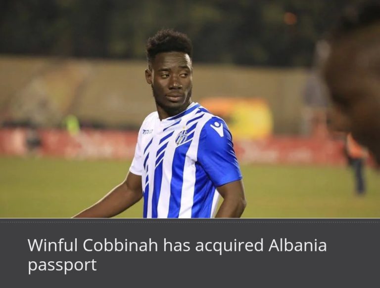 Ex-Hearts Of Oak midfielder Winful Cobbinah naturalizes as Albania citizen
