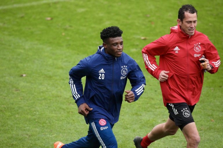 Kudus Mohammed recovers from injury setback, returns to Ajax training