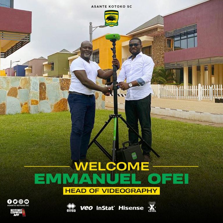 Ex-GFA cameraman Emmanuel Ofei joins Asante Kotoko