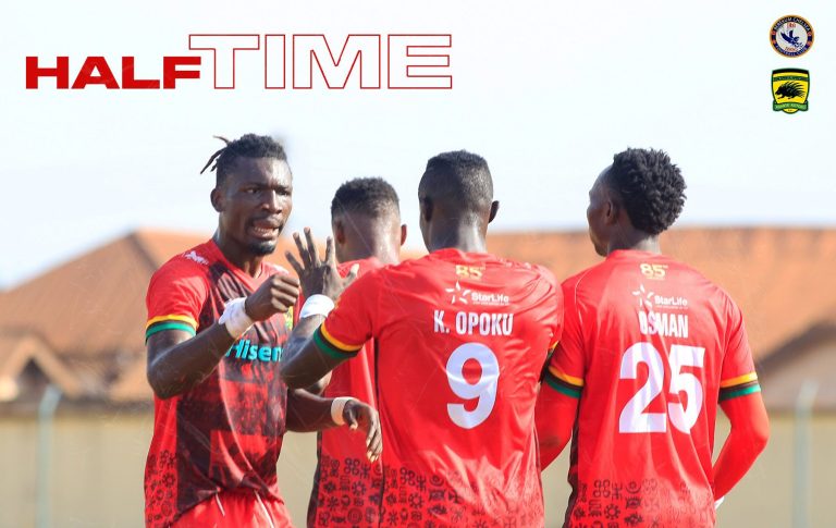 2020-21 GPL: Match Report: Clottey’s last-minute strike denies Kotoko from securing first-ever win in Berekum