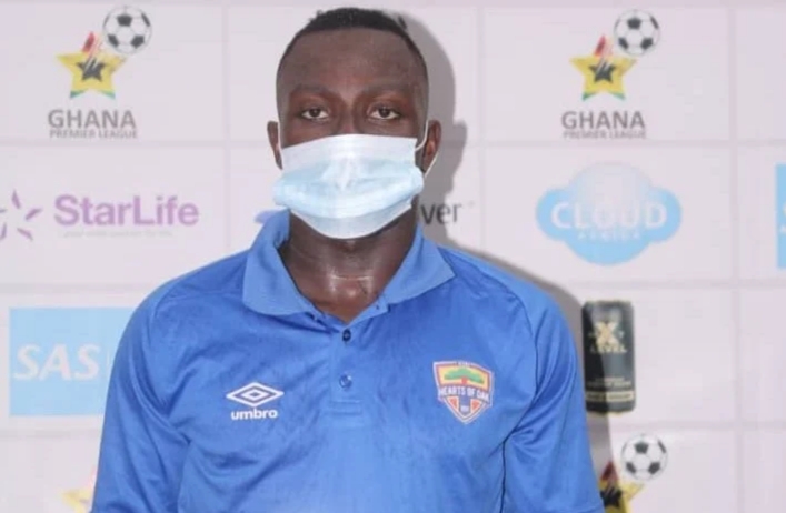 Hearts winger Patrick Razak emerges man-of-the-match against Ashantigold