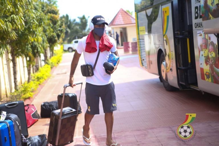 PHOTOS: Black Stars arrive in Cape Coast for Afcon qualifier against Sudan