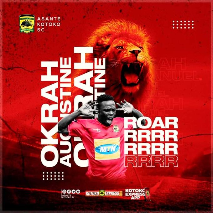Kotoko midfielder Augustine Okrah arrives in Morocco ahead of medical to new club