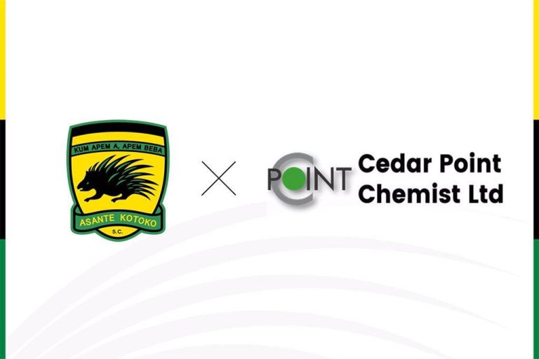 Asante Kotoko seal partnership deal with Cedar Point Chemist Limited