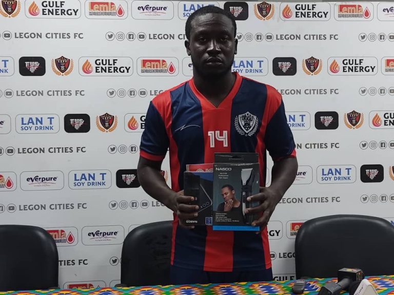 GPL: Midfielder Elvis Opoku named man-of-the-match in Legon Cities’ draw with Berekum Chelsea