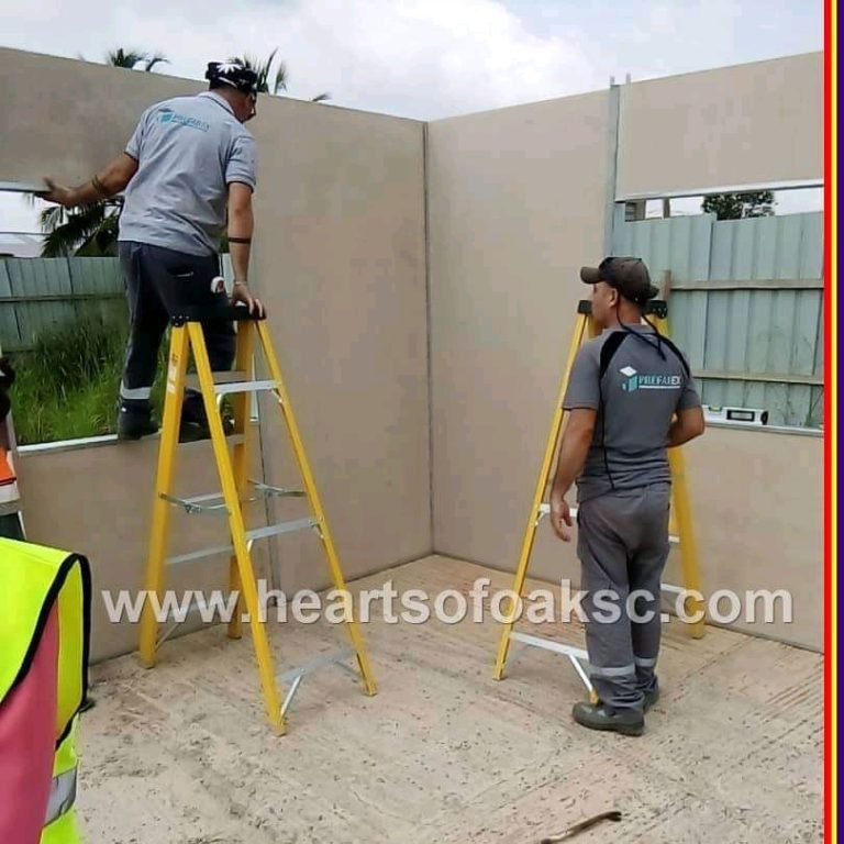 PHOTOS: Turkish Company Prefabex commence work on Hearts Of Oak Pobiman Academy Project