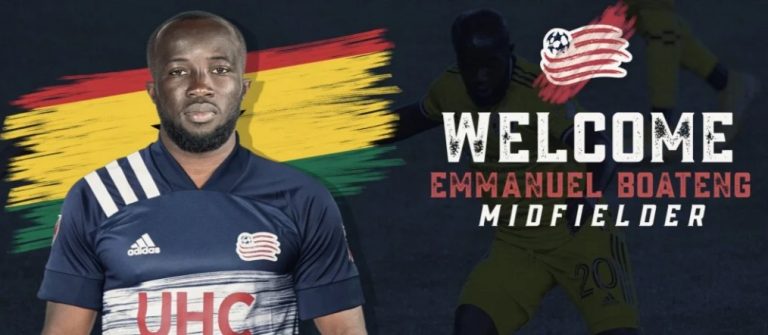 Ghanaian winger  Emmanuel Boateng completes move to New England Revolution