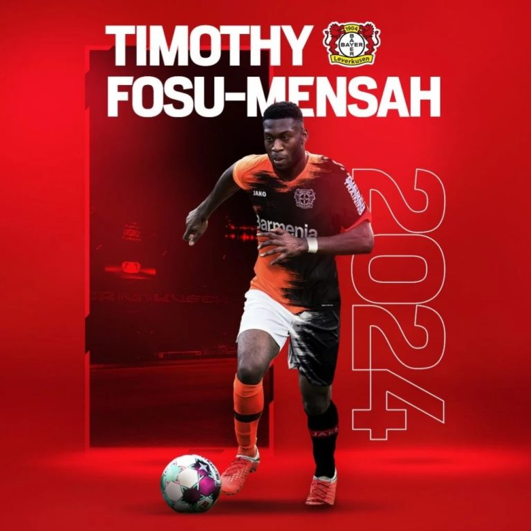 Timothy Fosu-Mensah seals permanent move to Bayer Leverkusen