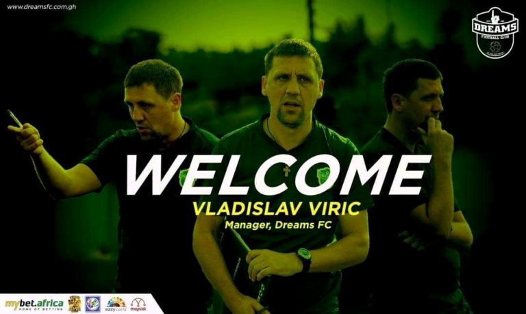 Dreams FC names Serbian trainer  Vladislav Viric as new head coach