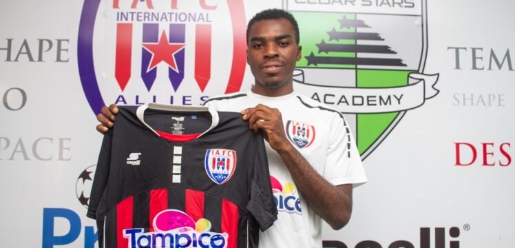 Inter Allies sign Nigerian attacker  Kingsley Fidelis Kuku