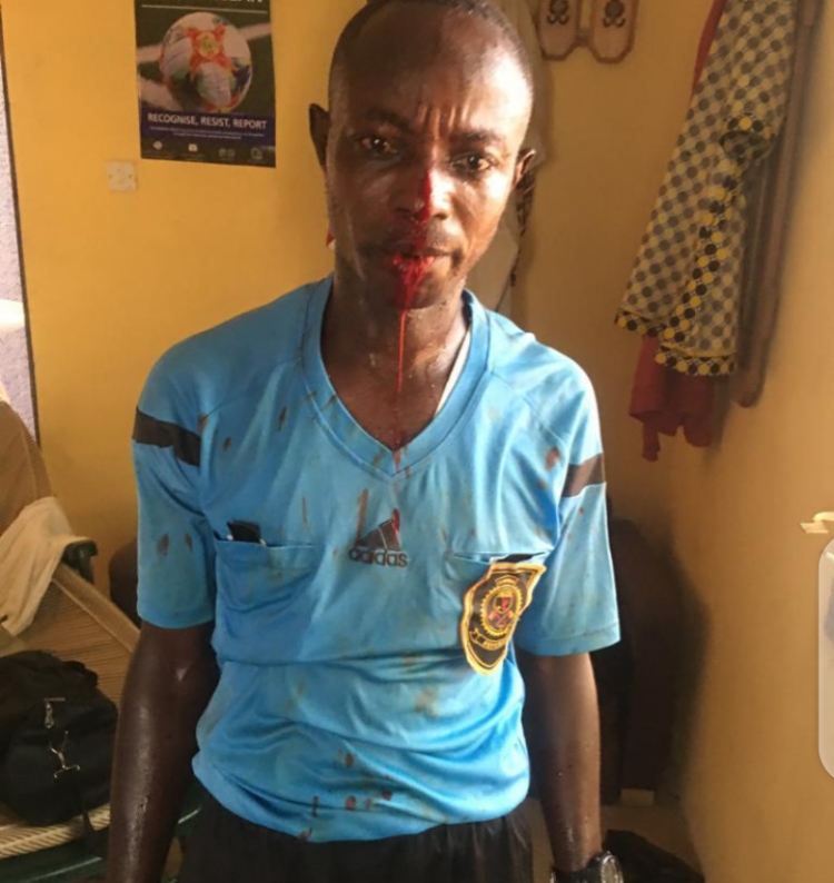 Referees beaten mercilessly by Mighty Royals fans in Division One League game [+VIDEO & PICTURES]