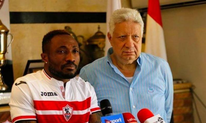 Ben-Acheampong-and-Zamalek-President2