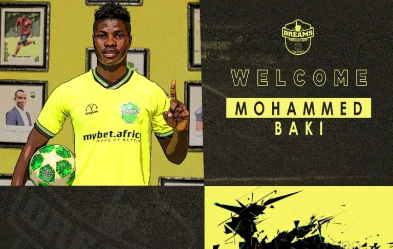 Dreams FC sign midfielder Baki Mohammed