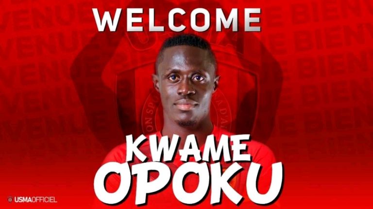 Algerian giants USM Alger announce deal with Ghanaian forward Kwame Opoku