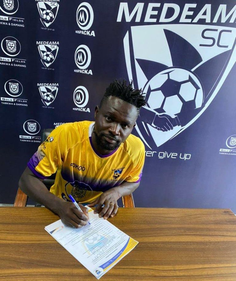 Former Hearts Of Oak defender Vincent Atinga joins Medeama