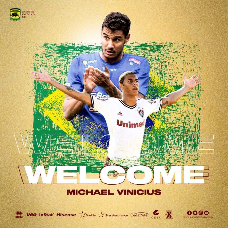 Asante Kotoko confirm the signing of Brazilian striker  Vinicius