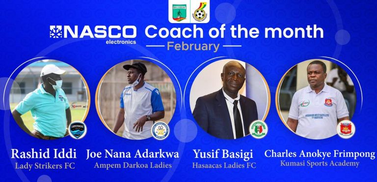Women’s Premier League: GFA announce  Coach of the month for February nominees