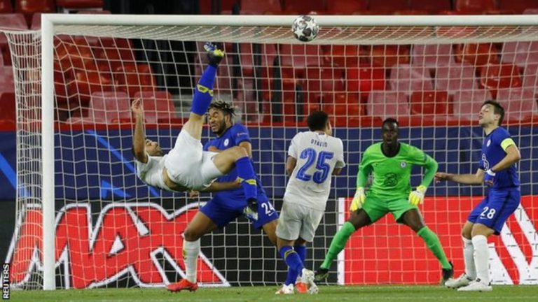 Chelsea reach Champions League last four