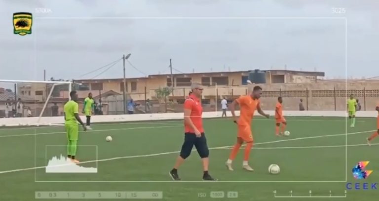 VIDEO: Asante Kotoko final training session ahead of Great Olympics clash