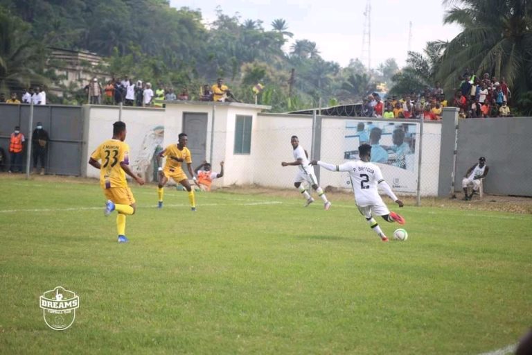 Match Report: Ahmed Toure’s brace sink Dreams FC at Tarkwa