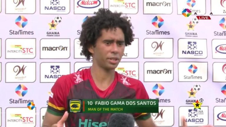 Starman Fabio Gama wins Man-of-the-match award in Kotoko’s heavy win over Bechem United