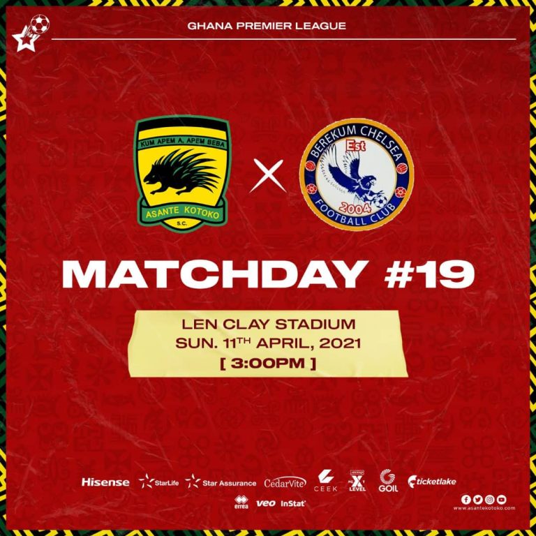 GPL PREVIEW: ASANTE KOTOKO VS BEREKUM CHELSEA