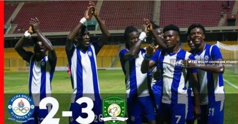 WATCH HIGHLIGHTS: Great Olympics 2-3 Aduana Stars