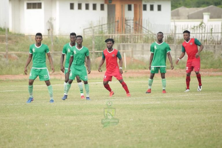 Match Report: Elmina Sharks fight back to get draw with Karela United