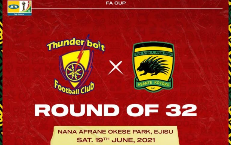 MTN FA Cup: Thunderbolt vs Kotoko – Preview, How To Watch On TV&  Kick Off Time