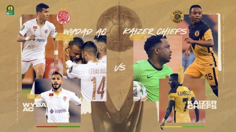 CAF CHAMPIONS LEAGUE: Wydad face-off with Kaizer Chiefs in semifinal first-leg [Team News & Match facts]