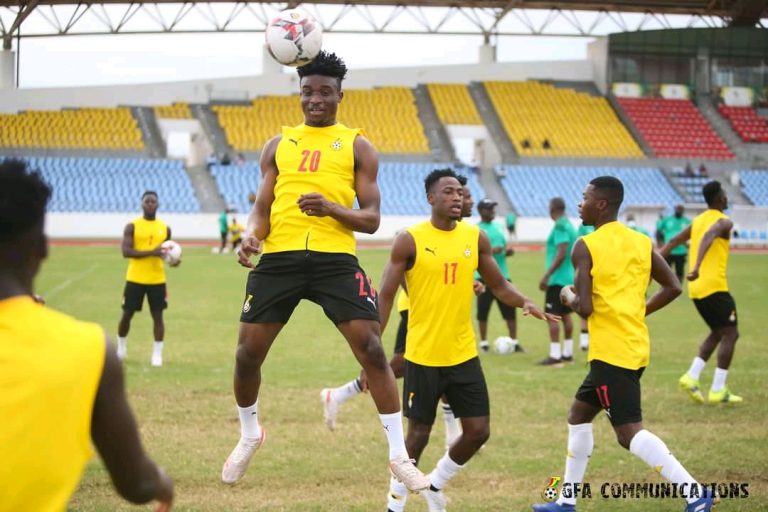 Black Stars Train at Cape Coast Ahead Of The Ivory Coast Clash