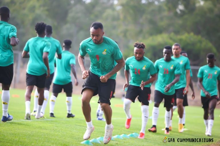 Pictures: Black Stars train in Rabat ahead of Morocco showdown