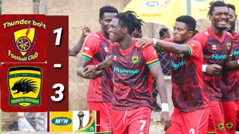 WATCH HIGHLIGHTS: Thunderbolt FC 1-3 Asante Kotoko [ MTN FA Cup R32]