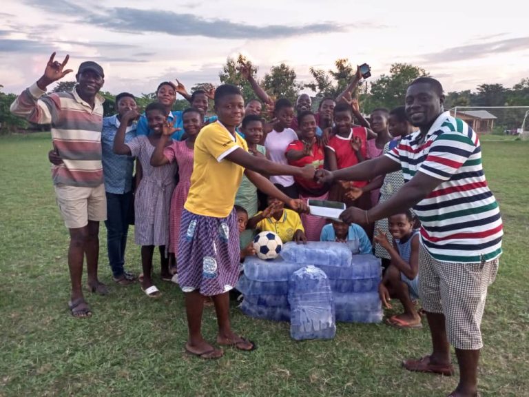 Astute Sports Journalist Oti-Asirifi donates to National Women’s Deaf Football Team