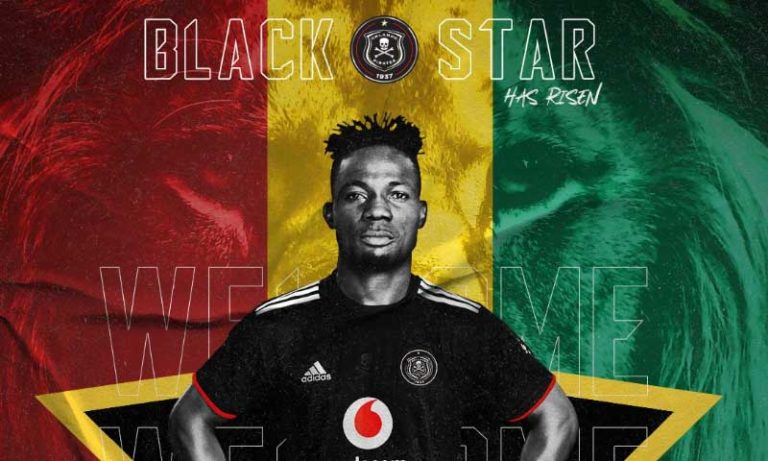 Orlando Pirates announce the signing of striker Kwame Peprah