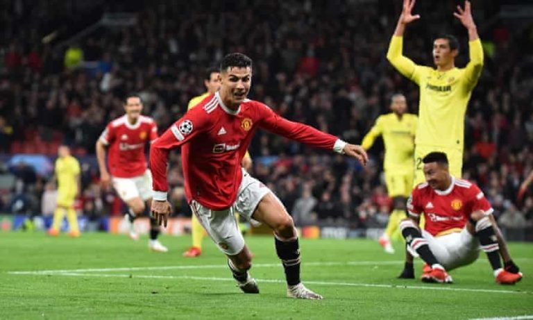 UCL: Ronaldo’s late strike secures  comeback win for Man United against Villarreal; Chelsea, Barca lose