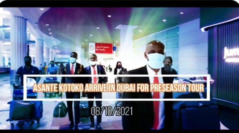 VIDEO: Asante Kotoko arrive in Dubai for two-week preseason tour