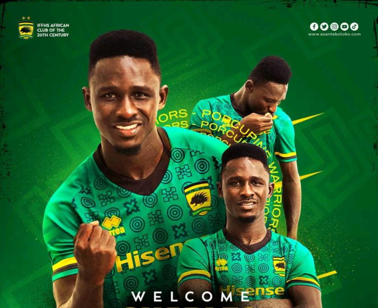 Asante Kotoko confirm the signing of Charles Owusu