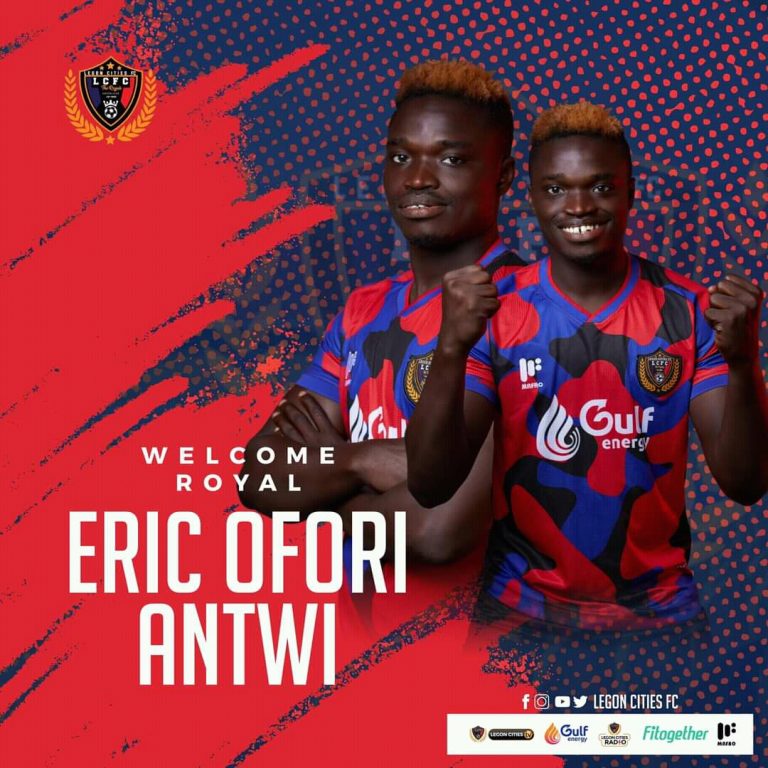 Legon Cities finally Confirm Signing Goalkeeper Eric Ofori Antwi